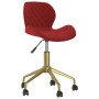 Swivel dining chairs 2 units red velvet by vidaXL, dining chairs - Ref: Foro24-335035, Price: 114,99 €, Discount: %