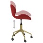 Swivel dining chairs 2 units red velvet by vidaXL, dining chairs - Ref: Foro24-335035, Price: 114,99 €, Discount: %