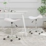 Swivel dining chairs 2 units white synthetic leather by vidaXL, dining chairs - Ref: Foro24-335099, Price: 54,17 €, Discount: %