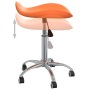 Sillas de comedor giratorias 2 uds cuero sintético naranja de vidaXL, Sillas de comedor - Ref: Foro24-335106, Precio: 62,00 €...