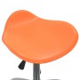 Sillas de comedor giratorias 2 uds cuero sintético naranja de vidaXL, Sillas de comedor - Ref: Foro24-335106, Precio: 62,00 €...