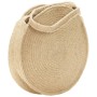 Handgefertigte runde Tasche aus natürlicher Jute von vidaXL, Handtaschen - Ref: Foro24-133826, Preis: 17,52 €, Rabatt: %