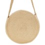 Handgefertigte runde Tasche aus natürlicher Jute von vidaXL, Handtaschen - Ref: Foro24-133826, Preis: 17,52 €, Rabatt: %