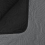 Double-sided quilted bedspread 220x240 cm gray and black by vidaXL, Bedspreads and duvets - Ref: Foro24-132966, Price: 28,99 ...