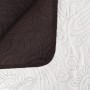 Double-sided quilted bedspread 220x240 cm cream and brown by vidaXL, Bedspreads and duvets - Ref: Foro24-132963, Price: 26,92...