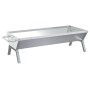 Bandeja para barbacoa acero inoxidable plateado 118x42x30,5 cm de vidaXL, Barbacoas - Ref: Foro24-319969, Precio: 82,99 €, De...