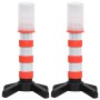 2pcs electronic road lights 10.5x8x21cm by vidaXL, Road and traffic signs - Ref: Foro24-150986, Price: 17,68 €, Discount: %