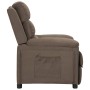 Sillón reclinable de tela gris taupe de vidaXL, Sillones - Ref: Foro24-342347, Precio: 218,04 €, Descuento: %