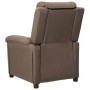 Taupe gray fabric recliner by vidaXL, Armchairs - Ref: Foro24-342347, Price: 218,04 €, Discount: %