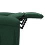 Sillón de masaje de tela verde oscuro de vidaXL, Sillones de masaje eléctricos - Ref: Foro24-342357, Precio: 222,80 €, Descue...