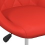 Silla de comedor de cuero sintético rojo de vidaXL, Sillas de comedor - Ref: Foro24-335151, Precio: 68,56 €, Descuento: %