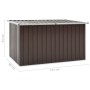 Brown garden storage box 171x99x93 cm by vidaXL, Outdoor storage boxes - Ref: Foro24-46272, Price: 172,99 €, Discount: %