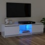 Mueble de TV con luces LED blanco brillante 120x30x35,5 cm de vidaXL, Muebles TV - Ref: Foro24-804289, Precio: 102,90 €, Desc...