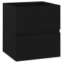 Black engineered wood sink cabinet 41x38.5x45 cm by vidaXL, Bathroom furniture - Ref: Foro24-804729, Price: 44,75 €, Discount: %