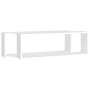 Cube wall shelves 2 pcs white plywood 80x15x26.5 cm by vidaXL, Shelves and shelves - Ref: Foro24-807106, Price: 33,55 €, Disc...