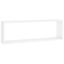 Cube wall shelves 2 pcs white plywood 80x15x26.5 cm by vidaXL, Shelves and shelves - Ref: Foro24-807106, Price: 33,55 €, Disc...