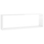 Wall shelf 2 pcs glossy white plywood 80x15x26.5cm by vidaXL, Shelves and shelves - Ref: Foro24-807124, Price: 39,23 €, Disco...