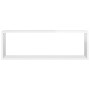 Wall shelf 2 pcs glossy white plywood 80x15x26.5cm by vidaXL, Shelves and shelves - Ref: Foro24-807124, Price: 39,23 €, Disco...