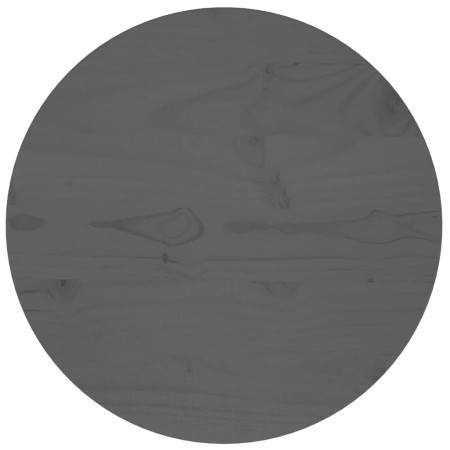 Solid gray pine wood table surface Ø40x2.5 cm by vidaXL, Table tops - Ref: Foro24-813666, Price: 25,83 €, Discount: %