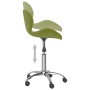 Light Green Velvet Swivel Dining Chair by vidaXL, dining chairs - Ref: Foro24-334936, Price: 64,47 €, Discount: %