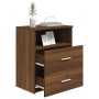 Oak brown bedside table 50x32x60 cm by vidaXL, Nightstands - Ref: Foro24-815862, Price: 58,46 €, Discount: %