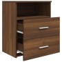 Oak brown bedside table 50x32x60 cm by vidaXL, Nightstands - Ref: Foro24-815862, Price: 58,46 €, Discount: %