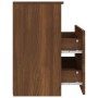 Oak brown bedside table 50x32x60 cm by vidaXL, Nightstands - Ref: Foro24-815862, Price: 58,46 €, Discount: %