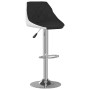 Kitchen stools 2 units black and white synthetic leather by vidaXL, Kitchen stools - Ref: Foro24-335240, Price: 138,92 €, Dis...