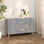 Sonoma Sideboard aus grauem Holzwerkstoff 100x36x60 cm von vidaXL, Sideboards - Ref: Foro24-817466, Preis: 92,15 €, Rabatt: %