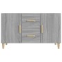 Aparador de madera de ingeniería gris Sonoma 100x36x60 cm de vidaXL, Aparadores - Ref: Foro24-817466, Precio: 92,15 €, Descue...