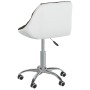 Silla de comedor giratorias 2 uds cuero sintético marrón blanco de vidaXL, Sillas de comedor - Ref: Foro24-335262, Precio: 91...