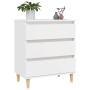 Aparador de madera contrachapada blanco 60x35x70 cm de vidaXL, Aparadores - Ref: Foro24-823040, Precio: 76,57 €, Descuento: %