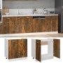 Under-sink cabinet made of engineered oak wood, measuring 80x46x81.5 cm. by vidaXL, Kitchen cabinets - Ref: Foro24-815564, Pr...