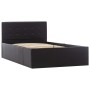 Cama canapé hidráulica cuero sintético negro 90x200 cm de vidaXL, Camas y somieres - Ref: Foro24-285510, Precio: 274,34 €, De...