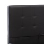 Hydraulic canapé bed black synthetic leather 100x200 cm by vidaXL, Beds and slatted bases - Ref: Foro24-285511, Price: 301,36...