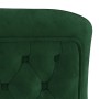 Silla de comedor terciopelo acero inox verde oscuro 53x52x98 cm de vidaXL, Sillas de comedor - Ref: Foro24-288591, Precio: 15...