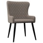 Dining chairs 2 units taupe gray fabric by vidaXL, dining chairs - Ref: Foro24-282524, Price: 152,59 €, Discount: %