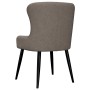 Dining chairs 2 units taupe gray fabric by vidaXL, dining chairs - Ref: Foro24-282524, Price: 152,59 €, Discount: %