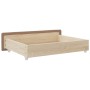 Cajones cama 2 uds madera ingeniería cuero sintético capuchino de vidaXL, Camas y accesorios - Ref: Foro24-833925, Precio: 56...