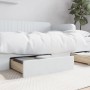 Bed drawers 2 pcs engineered wood white synthetic leather by vidaXL, Beds and accessories - Ref: Foro24-833923, Price: 57,98 ...