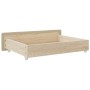 Cajones de cama 2 uds madera ingeniería y cuero sintético crema de vidaXL, Camas y accesorios - Ref: Foro24-833924, Precio: 5...