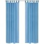 2 Cortinas turquesas transparentes 140 x 175 cm de vidaXL, Cortinas y visillos - Ref: Foro24-130206, Precio: 21,08 €, Descuen...