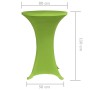 Funda elástica para mesa 2 unidades 80 cm verde de vidaXL, Fundas - Ref: Foro24-131433, Precio: 24,84 €, Descuento: %