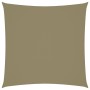 Toldo de vela cuadrado tela Oxford beige 4x4 m de vidaXL, Sombrillas - Ref: Foro24-135139, Precio: 52,21 €, Descuento: %