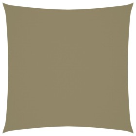 Square shade sail in beige Oxford fabric, 4x4 m. by vidaXL, Umbrellas - Ref: Foro24-135139, Price: 52,99 €, Discount: %