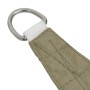 Toldo de vela cuadrado tela Oxford beige 4x4 m de vidaXL, Sombrillas - Ref: Foro24-135139, Precio: 52,21 €, Descuento: %