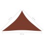 Toldo de vela triangular tela Oxford terracota 2,5x2,5x3,5 m de vidaXL, Sombrillas - Ref: Foro24-135389, Precio: 24,22 €, Des...