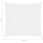 Rectangular sail awning white Oxford fabric 2x2.5 m by vidaXL, Umbrellas - Ref: Foro24-135254, Price: 26,99 €, Discount: %