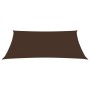 Rectangular sail awning brown Oxford fabric 3.5x4.5 m by vidaXL, Umbrellas - Ref: Foro24-135819, Price: 44,78 €, Discount: %