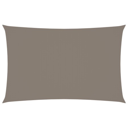 Toldo de vela rectangular tela Oxford gris taupe 2x5 m de vidaXL, Sombrillas - Ref: Foro24-135424, Precio: 40,99 €, Descuento: %